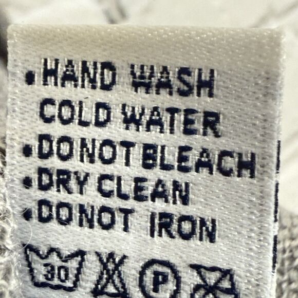 NEW Tom Gutie Baby Alpaca Poncho Yovana Flores Turtleneck Sweater Gray Women S - Picture 13 of 14